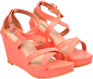 Jade Women Peach Wedges