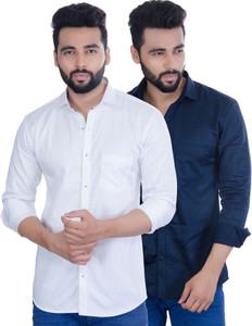 5th Anfold Men Solid Casual Multicolor Shirt