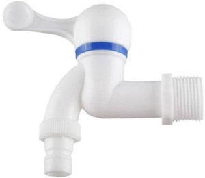 PK Aqua Washing Machine Bib Cock PVC Water Tap-Inlet Pipe Faucet Tap Hose Pipe