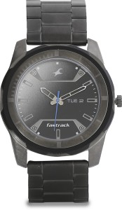 fastrack 3166km02 all nighters analog watch  - for men
