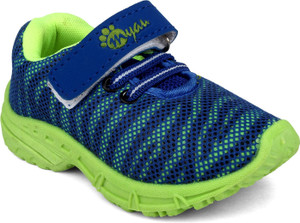 Myau Boys & Girls Velcro Running Shoes