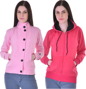 Christy World Full Sleeve Solid Women's Jacket
