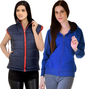 Christy World Full Sleeve Solid Women's Jacket