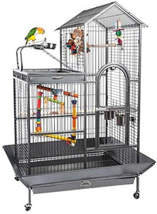Birds Park Macaw Cage Large Cockatoo Grey Parrots Turaco Bird