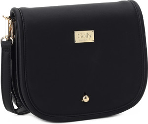 allen solly black sling bag