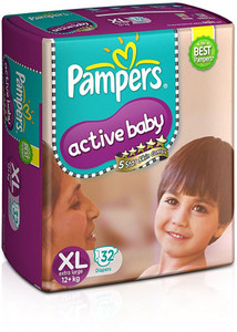 pamper active baby diaper xl