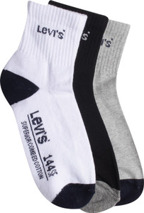 Levi's Men Solid Ankle Length Socks