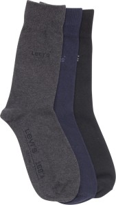 Levi's Men Solid Ankle Length Socks