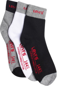Levi's Men Solid Crew Length Socks