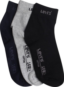 Levi's Men Solid Ankle Length Socks
