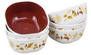 Nayasa SQUARE_DLX Plastic Bowl Set