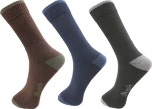 Wrangler Men Solid Crew Length Socks
