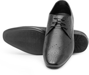 franco leone black formal shoes