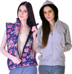Christy World Full Sleeve Solid Women's Jacket