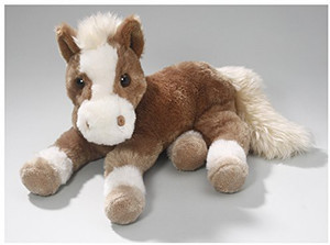 Carl Dick Stuffed Animal Horse lying Plush Toy, Soft Toy - 3.6 inch