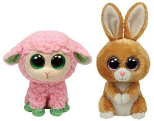 TY Beanie Babies Carrots Brown Bunny and Babs Pink Lamb Gift Set 2.9 inch Carrots Brown Bunny and Babs Pink Lamb Gift Set Buy Rabbit Lamb toys in India