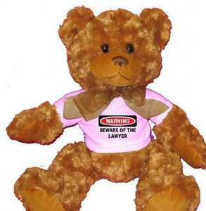 lawyer teddy bear