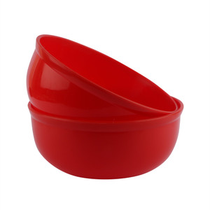 Homray Exotic Round 2000ml Microwavable Serving Bowls, Set of 2 Polypropylene Bowl Set