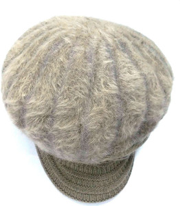 ZACHARIAS Solid Fashion Winter Woolen Fur Cap