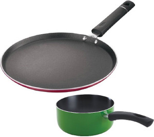 Omic Classic Range Combo 2 Pcs Set Dosa Tawa & Mini Souce Pan Cookware Set