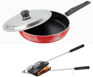 Omic Classic Range Combo 2 Pcs Set Fry Pan 23.5cm & Sandwich Toast Cookware Set