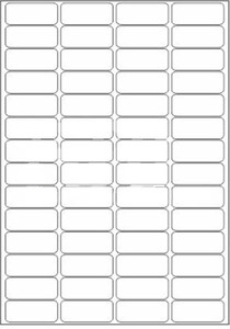 Desmat A4 sheet 56label and sticker self Adhesive Paper Label ...