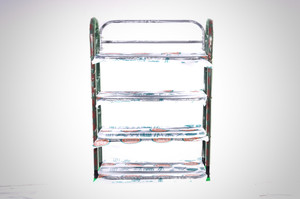 Patelraj 4 Tiers Multi rack Carbon Steel Wall Shelf