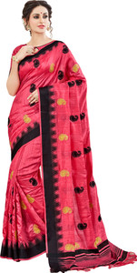 M.S.Retail Self Design Bollywood Silk Saree