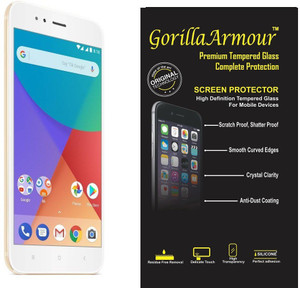 Gorilla Armour Tempered Glass Guard for Mi Mi A1, Xiaomi Mi A1