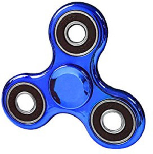 Sehrish Fidget Spinner Chrome Blue Shining Fidget Spinner Chrome