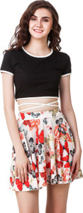Texco Casual Half Sleeve Solid Women's Black Top