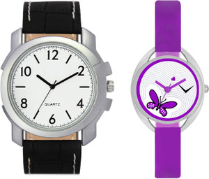 Volga VL12VT02 Exclusive Leather & Plastic Boys & Girls Combo Watch - For Men & Women