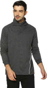 Campus Sutra Full Sleeve Solid Men Sweatshirt