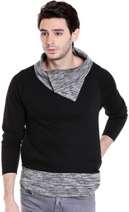 Campus Sutra Full Sleeve Solid Men Sweatshirt