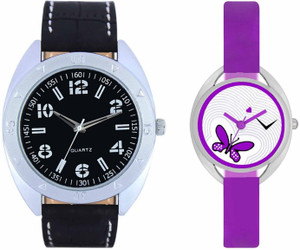 Volga VL31VT02 Exclusive Leather & Plastic Boys & Girls Combo Watch - For Men & Women