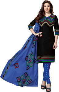 Drapes Cotton Printed Salwar Suit Dupatta Material