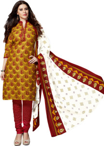 Drapes Cotton Printed Salwar Suit Dupatta Material