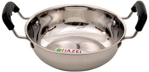 Hazel Stainless Steel Kadhai 1300 ml L