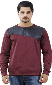 Finery Full Sleeve Self Design Men's Sweatshirt