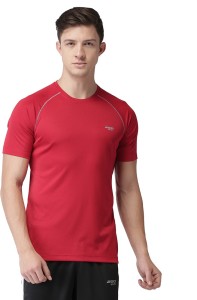 2go solid men round or crew red t-shirt EL-GTS4041-A7Scarlet Red