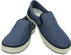 crocs canvas slip on