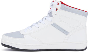fila mid ankle sneakers white