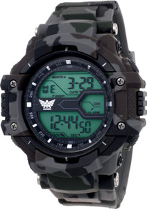 Abrexo Abx1015-Gents Solitary Affrican Army Pattern Chronograph Watch - For Men
