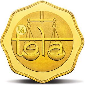 MMTC-PAMP India Pvt Ltd Quarter-Tola 24 (9999) K 2.9159 g Gold Coin