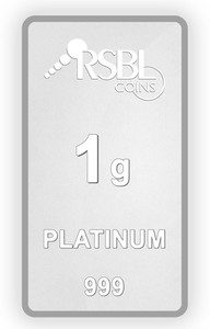 rsbl Precious Certified Beautiful Design 1 g Platinum Bar