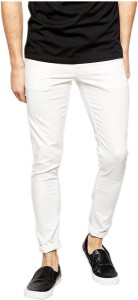 halogen slim men white jeans HAL029