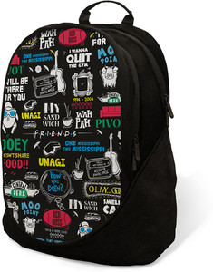 friends doodle backpack