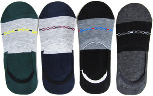 Rc. Royal Class Men's & Women's Self Design No Show Socks