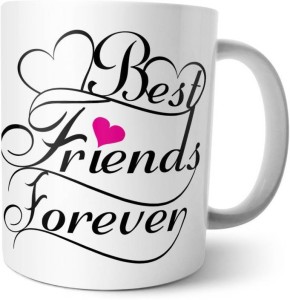 me&you gifts for friends on friendship day birthday; best friends forever (iduplicate15) printed ceramic mug(325 ml)