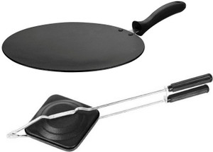 Omic Classic Range Combo 2 Pcs Set Concave Tawa & Sandwich Toast Cookware Set